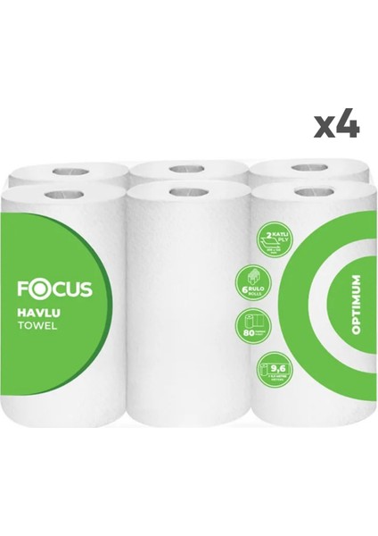 Focus 24'lü Çift Katlı Kağıt Havlu