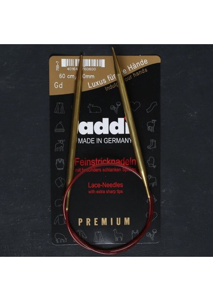Addi 6 mm 60 cm Klasik Misinalı Dantel Şişi - 755-