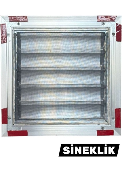 35X35 cm Alüminyum Parlak Krom Eloksal Banyo Menfezi indirimleri