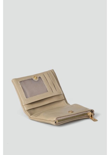 Elsa Düğmeli Kadın Cüzdan Vizon modelleri