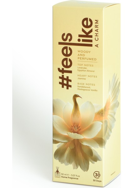 #feelslike A Charm | Sandal Ağacı ve Madagaskar Vanilyalı Doğal Oda Kokusu-Uzun Süre Kalıcı 50 ml modelleri