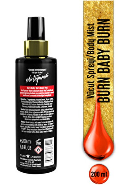 Burn Baby Burn Body Mist Kadınlar İçin 200 ml Ferahlatıcı Koku modelleri