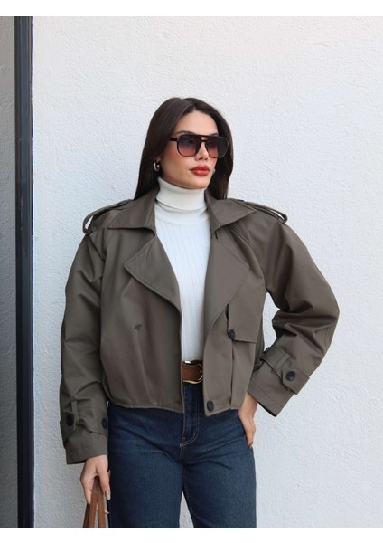 Vatkalı Kısa Trench fiyatları