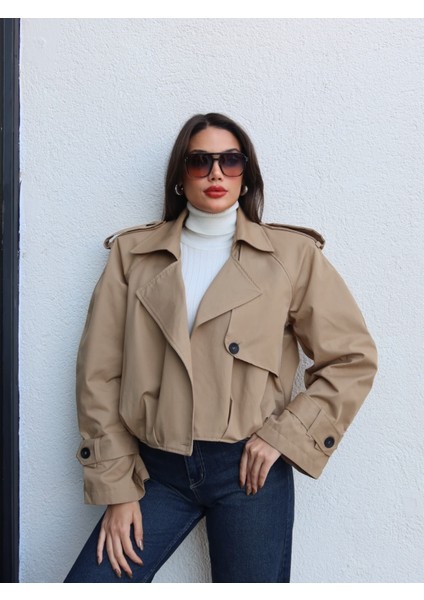 Vatkalı Kısa Trench fiyatları