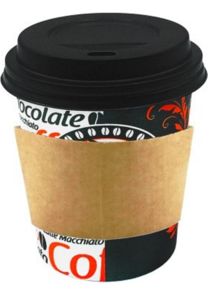 8 Oz Sleeve Karton Bardak Tutucu 25'li