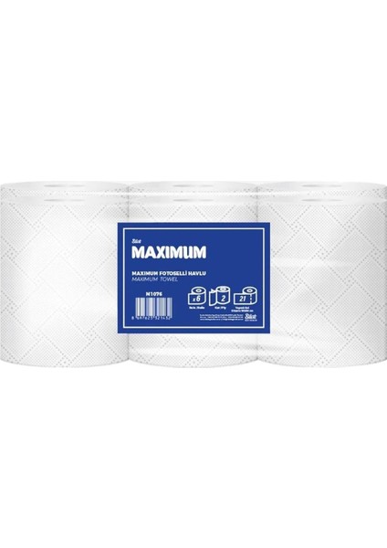Maximum Otomatik Makine Havlusu 6'lı