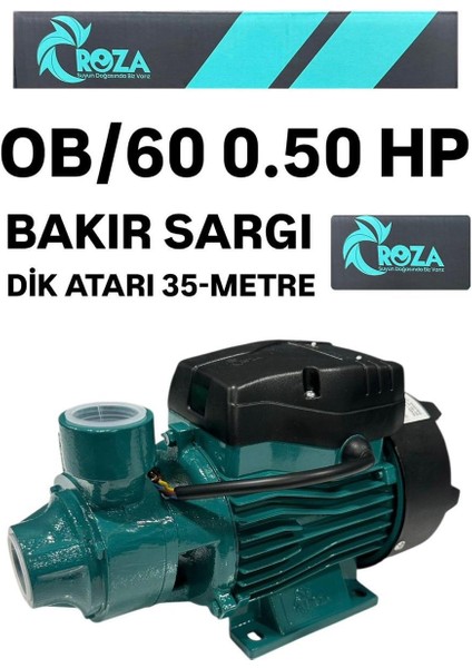 30 Metre Dik Basar 1 Parmak Elektrikli Su Pompası 0.5 Hp - 8 Metre Emiş-Santrifüj Pompa