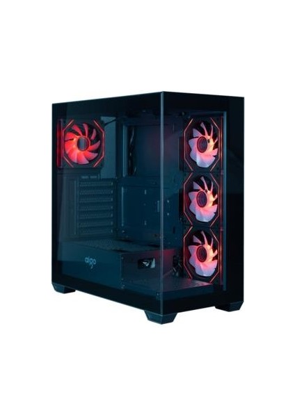 Aıgo DS900 Siyah GP-750W 80+ Non-Modular Bronze Argb Mid Tower Kasa