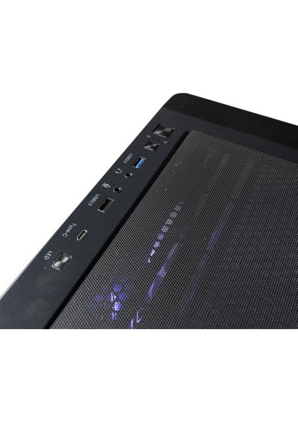 Aıgo DS900G Siyah AT-750W 80+ Non-Modular Bronze Argb Mid Tower Kasa