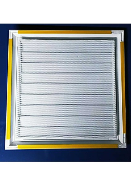 50X50 cm Alüminyum Parlak Krom Eloksal Banyo Menfezi fırsatları