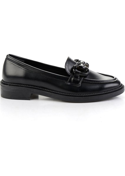Siyah Kadın Loafer Ayakkabı K01216401309