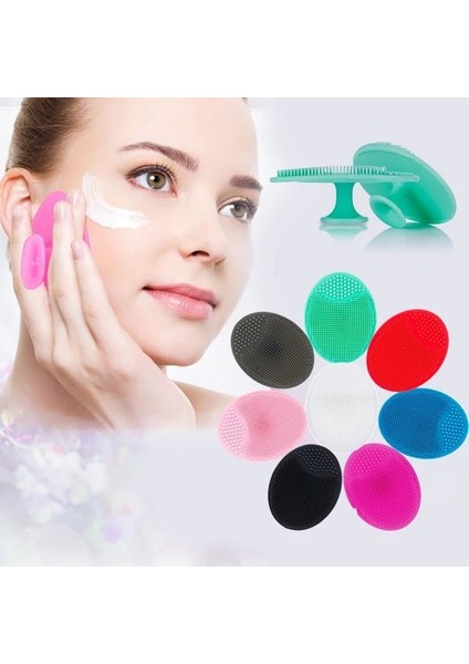 Yeşil Silikon Temizleme Pedi Peeling Fırçası Kaldırma Yüz Cilt Fırçalama Vantuz Bebek Yüz Yıkama Fırçaları Masaj Yüz Cilt Bakımı Araçları (Yurt Dışından) fiyatları