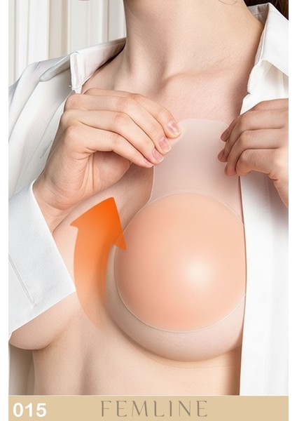 Yapışkanlı Silikon Asansör Sütyen - Kaldırıcı - Görünmez