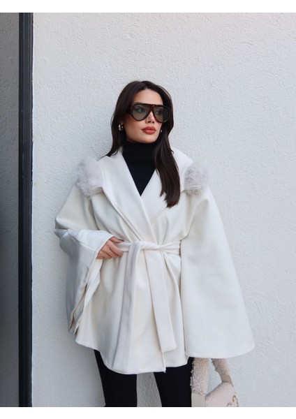 Kürk Kapüşonlu Panço