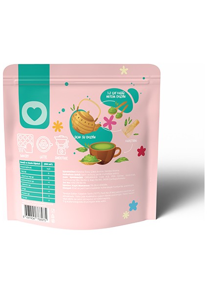 Berry-Vanilla Matcha - Çilek Vanilya Aromalı Matcha Tozu (25 Porsiyon) fiyatları