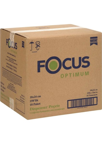 Dispenser Peçete 250'LI 18 Paket