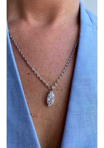 Zırkon Taşlı Kolye