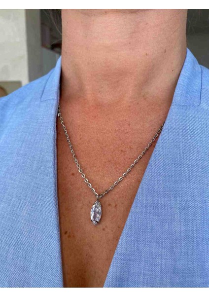 Zırkon Taşlı Kolye modelleri