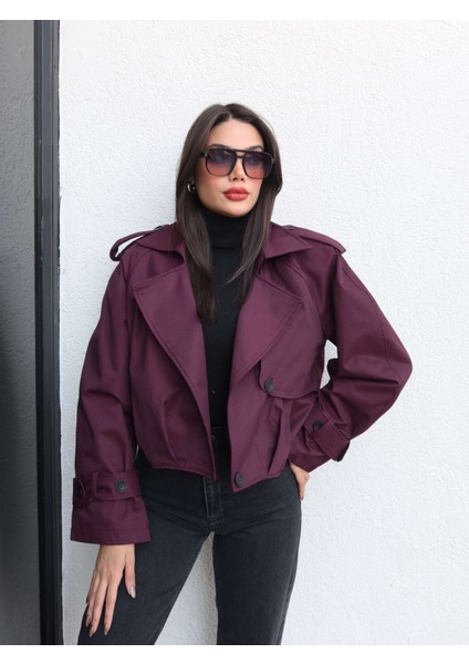 Vatkalı Kısa Trench fiyatları