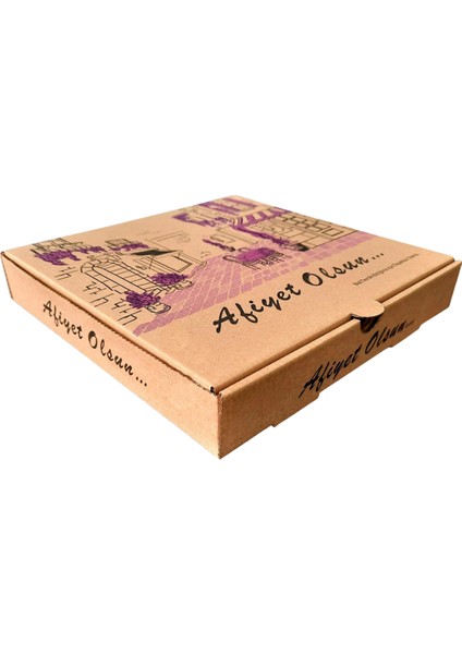 Pizza Kutusu 24X24 cm 100'LÜ