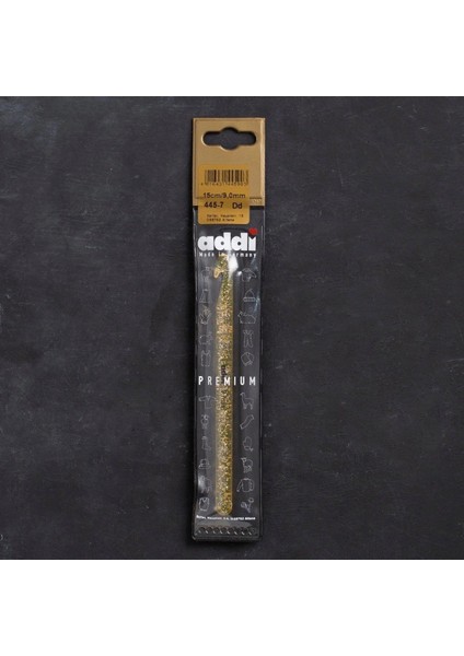 Addi Champagner 9mm 15CM Plastik Simli Yün Tığ - 4