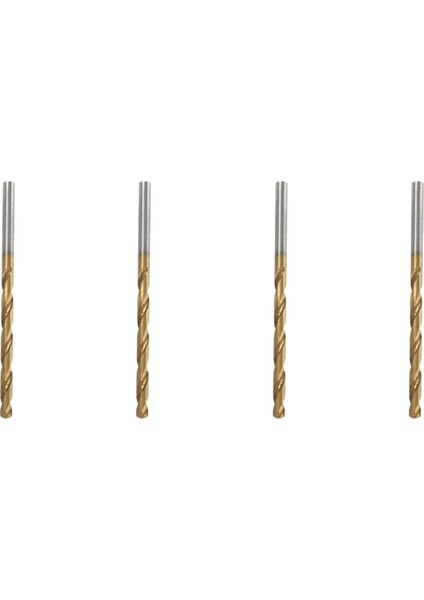 200 Pcs Titanyum Kaplamalı Yüksek Hızlı Çelik Matkap Bit Seti Aracı 1/1 5/2/2 5/3mm (Yurt Dışından)