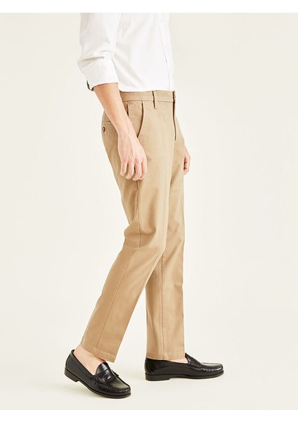 Smart 360 Flex Bej Workday Slim Fit Pantolon