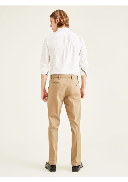 Smart 360 Flex Bej Workday Slim Fit Pantolon