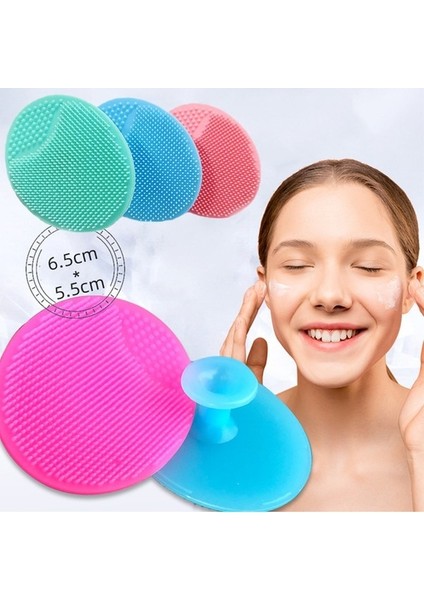 Turuncu Silikon Temizleme Pedi Peeling Fırçası Kaldırma Yüz Cilt Fırçalama Vantuz Bebek Yüz Yıkama Fırçaları Masaj Yüz Cilt Bakımı Araçları (Yurt Dışından) indirimleri