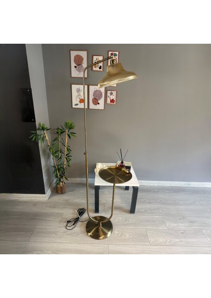 Cam Bal Rengi Düz Gövde U Tepsi Hareketli Başlık Lambader Modern Metal Oturma Odası fiyatları