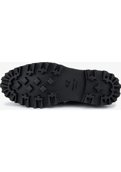 Erkek Hakiki Deri Siyah Loafer Ayakkabı 1158 074 Erk Ayk SK25-26 Nero fırsatları