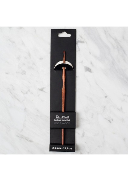 La Mia Rosewood 2.5 mm 15.5 cm Ahşap Yün Tığ