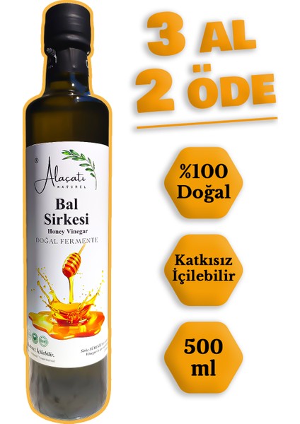 Bal Sirkesi Doğal Fermantasyon 500 ml