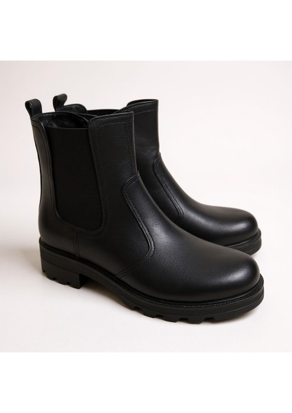Iç Dış Hakiki Deri Fermuarlı Kolay Giyilen Kalın Topuklu Çizme Bot fiyatları