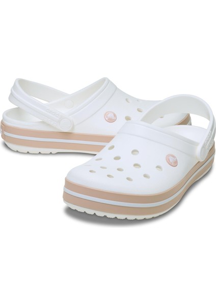 Crocband White/pink Caramel Terlik / Sandalet 11016-1WE