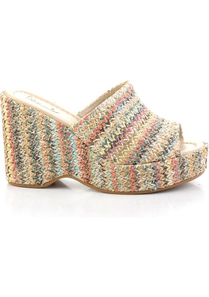 Çok Renkli Kadın Terlik K04688001928