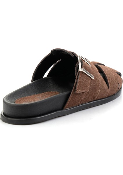 Kahve Kadın Terlik K04503063272 modelleri