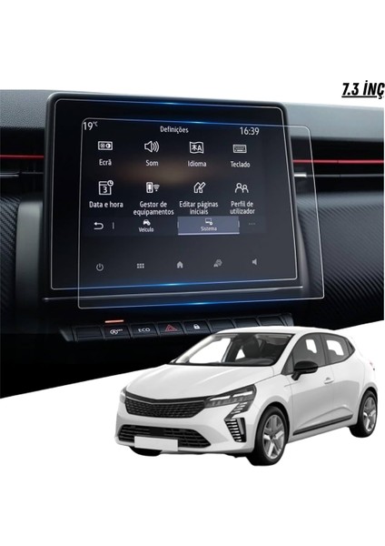 Renault Clio Evolution 2025 Navigasyon ve Multimedya Uyumlu Nano Ekran Koruyucu