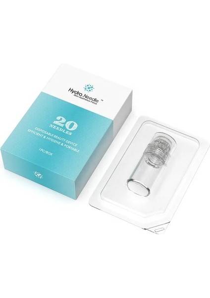 1.0 Hydra.needle 20 Pin Titanyum Profesyonel Microneedling Derma Damga Serum Mikro Iğne Terapisi Güzellik ve Cilt Bakımı Araçları (Yurt Dışından)