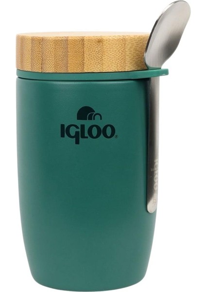 Çelik Yemek Termos - Igloo - Bamboo - 500 ml - Yeşil - 205789