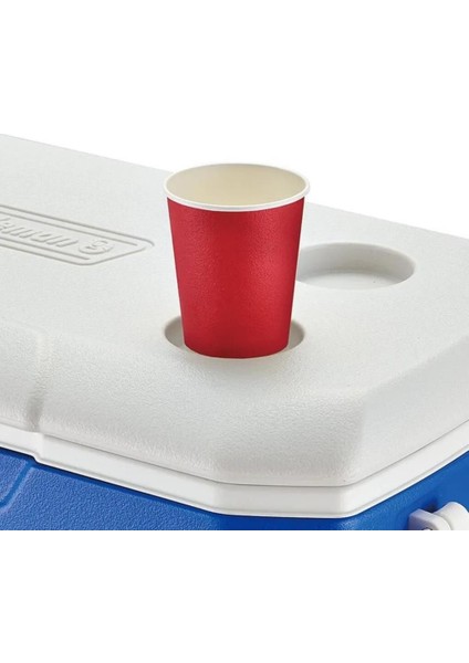Soğutucu Buzluk - Coleman - Poly Lite 48 Qt - 45.7 Lt - Mavi/beyaz fiyatları