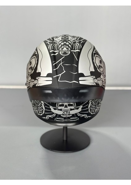 WS-602 Güneş Gözlüklü Full Face Kask (Şeffaf Vizörlü) Matt Black K7 (602) indirimleri