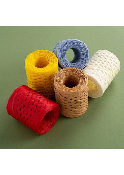 Loren Natural Raffia 90 gr Mor Kağıt Ip - 42 modelleri