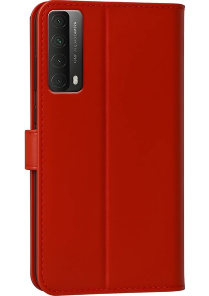 Zengezur Newface Huawei P Smart 2021 Kılıf Trend S Plus Kapaklı Kılıf - Kırmızı