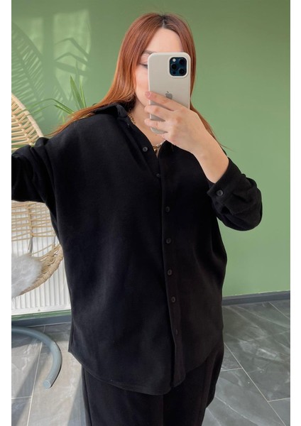 Mango Model Kaşe Şalvar Takım Siyah fiyatları