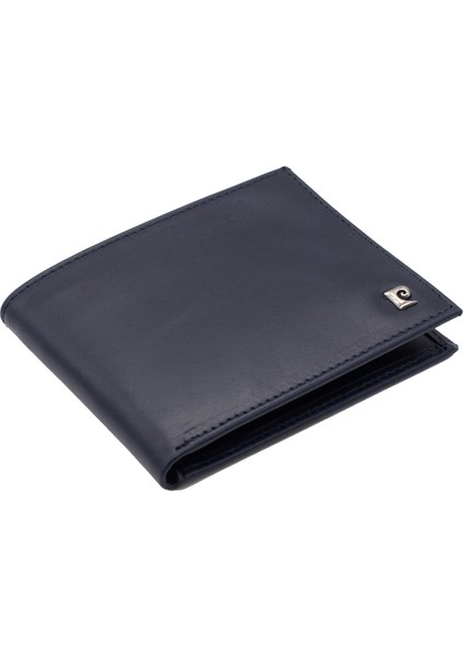Lacivert/bordo Deri Erkek Cüzdanı 3664L3B
