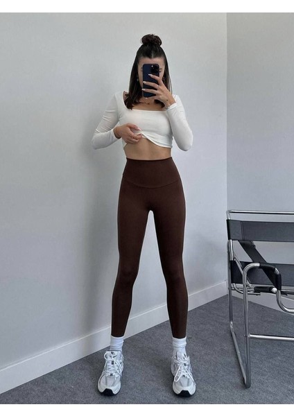 Kadın Yüksel Bel Korse Detay Toparlayıcı Tayt