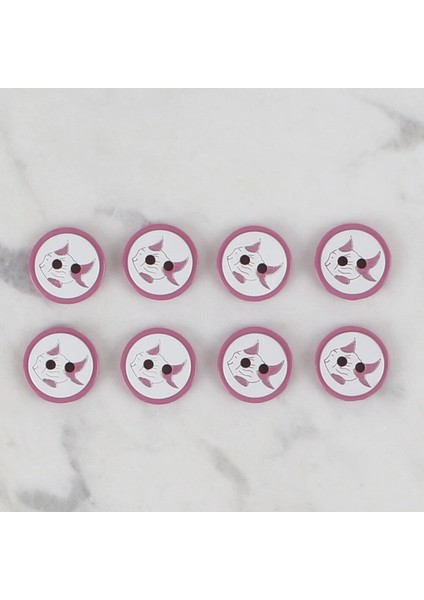 Loren Crafts Vişne Çürüğü 8 Li Balık Düğme - 572 fiyatları