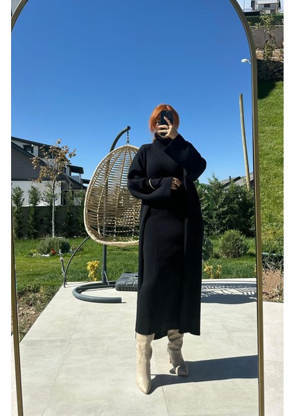 Siyah Elbise Hırka Takım modelleri