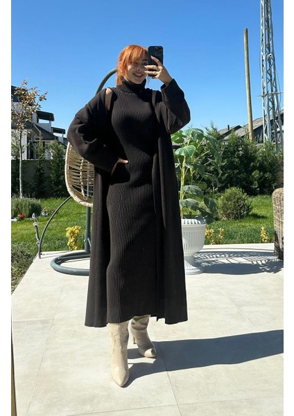 Siyah Elbise Hırka Takım fırsatları